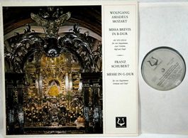 Mozart Missa Brevis B-Dur / Schubert Messe - LP GEWASCHEN