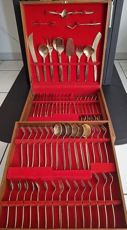 Bestecksets: Messing Besteck  – Gebraucht aus Rothenburg von Priska_70 3