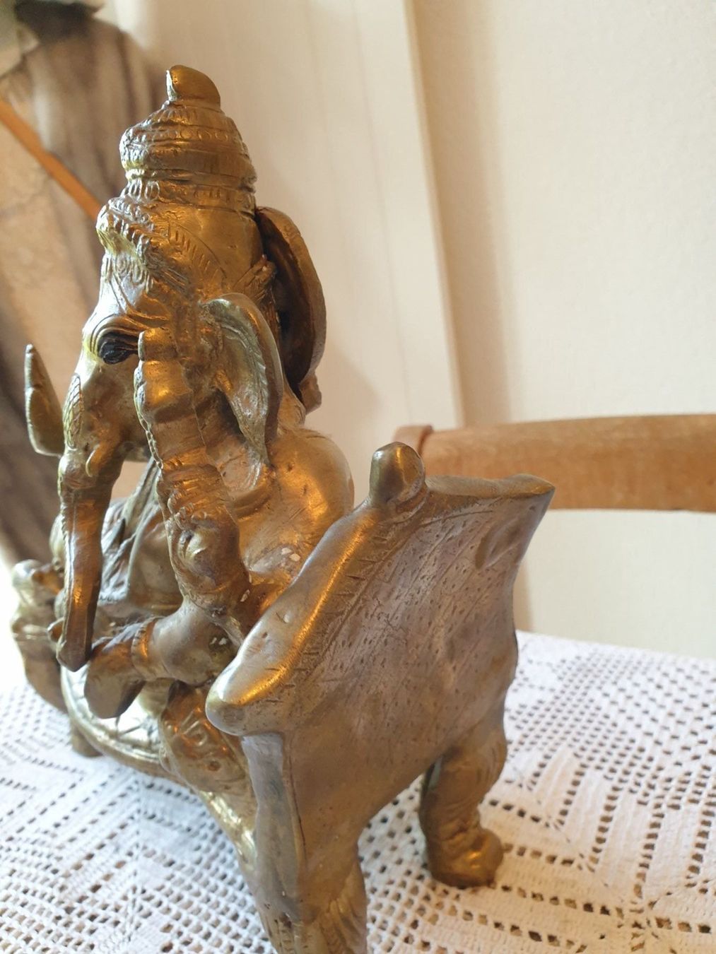 Sculture & Statue: Antiker Buddha Ganesha auf Thron – Usato da Bottmingen venduto da sandy_2 4