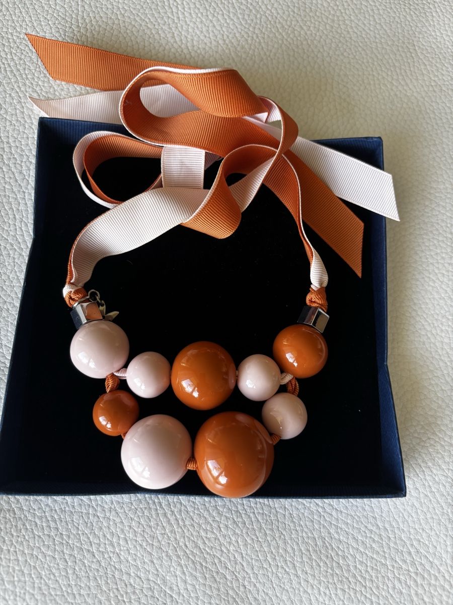 Max Mara Colliers: Max Mara Weekend Statement-Halskette, Kunstkugeln, Top – D'occasion à Hünenberg par Ricki0101 2