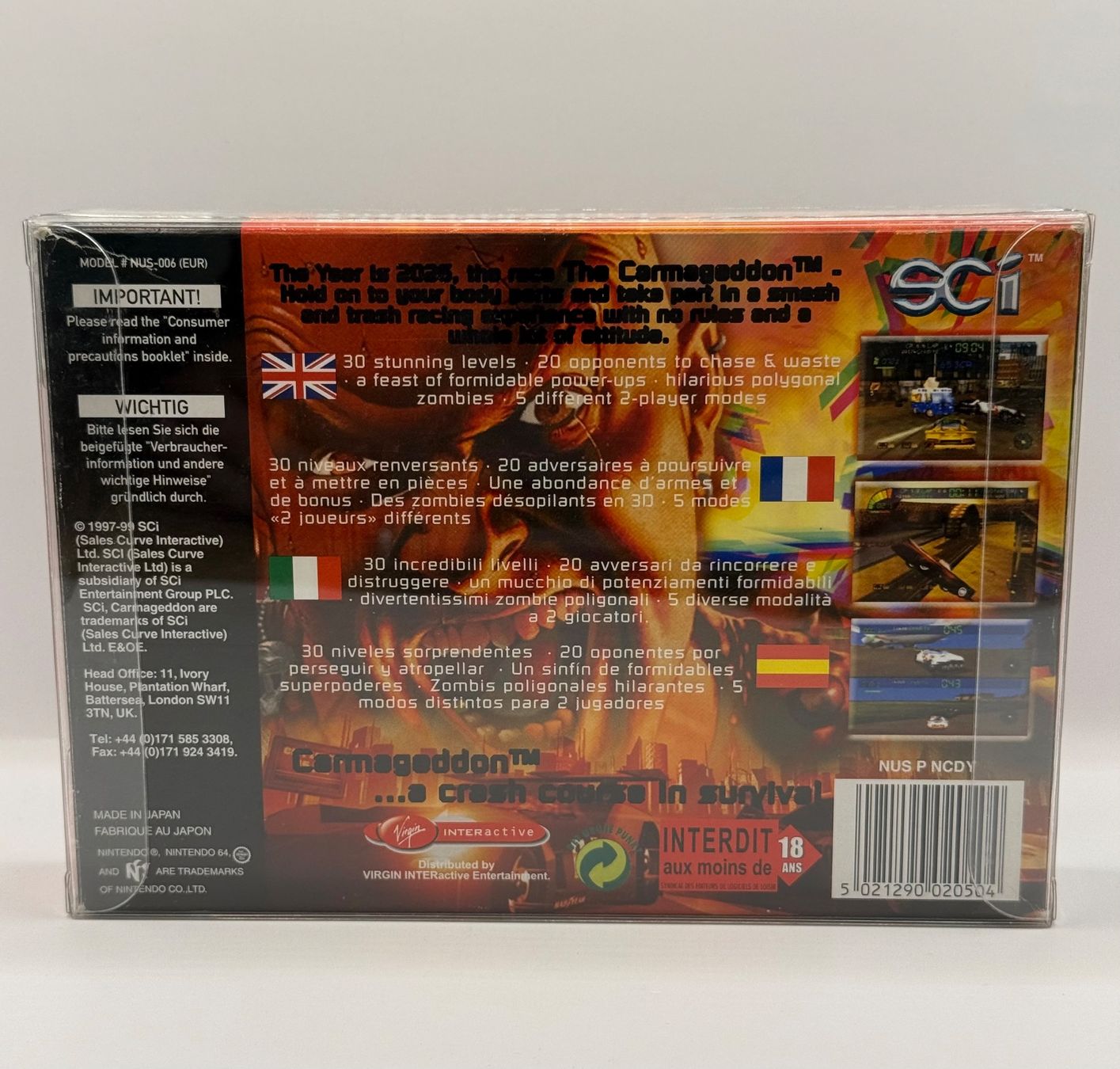 Nintendo Spiele: Carmageddon 64 - Nintendo 64 - OVP - CIB – Gebraucht aus Dietikon von gab_qz7y 1
