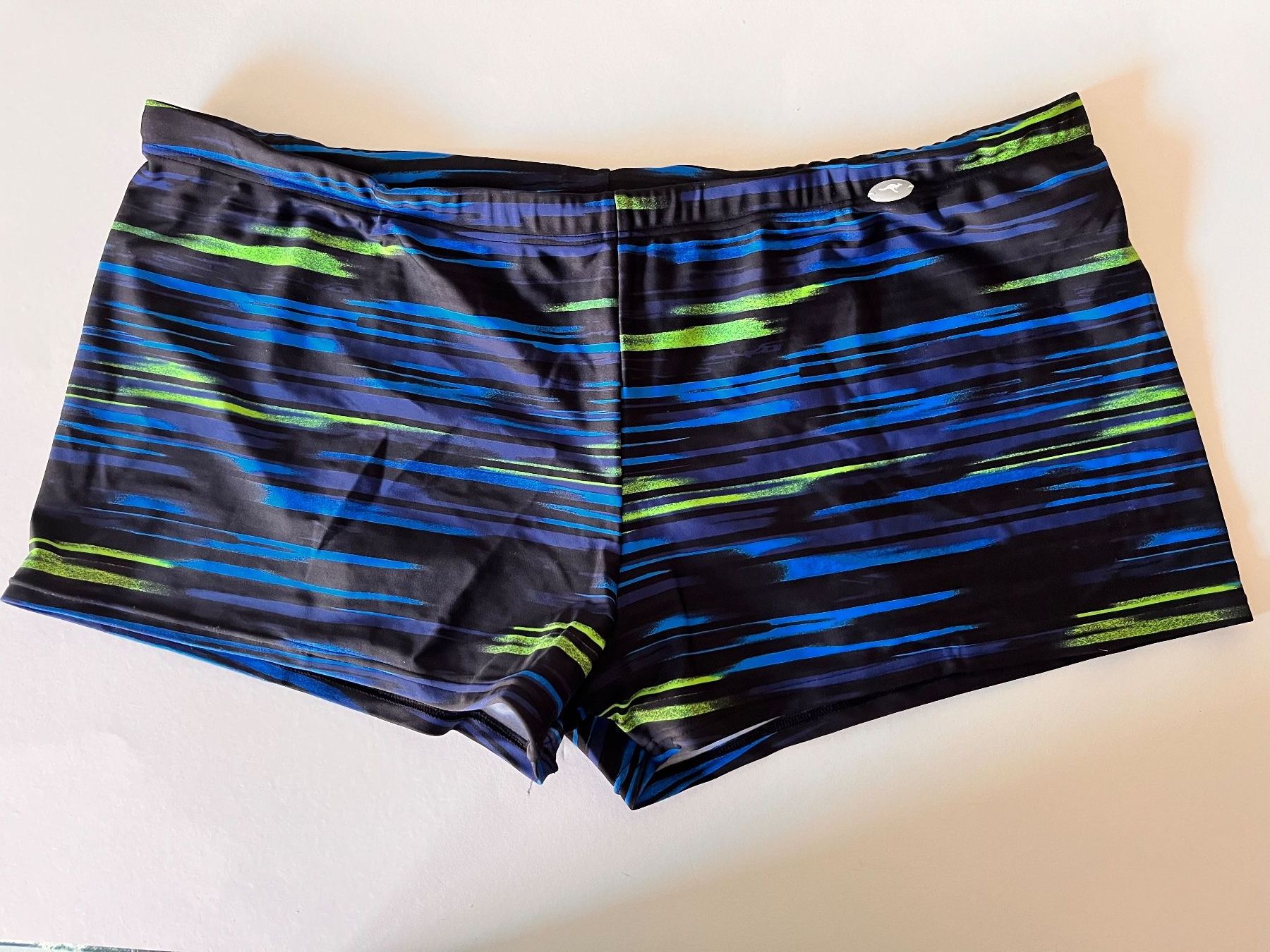 Costumi da bagno: KangaROOS, Badehose, Grösse S, Farbe Schwarz/Blau – Nuovo e nell'imballaggio originale da Rudolfstetten venduto da gst_g7xl