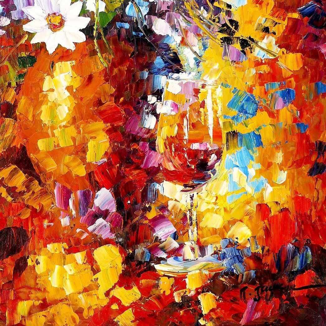 Riproduzioni & Creazioni: Abstrakt - Vase mit bunten Blumen – Nuovo (secondo la descrizione) da Larnaca venduto da KunstDepot24 4