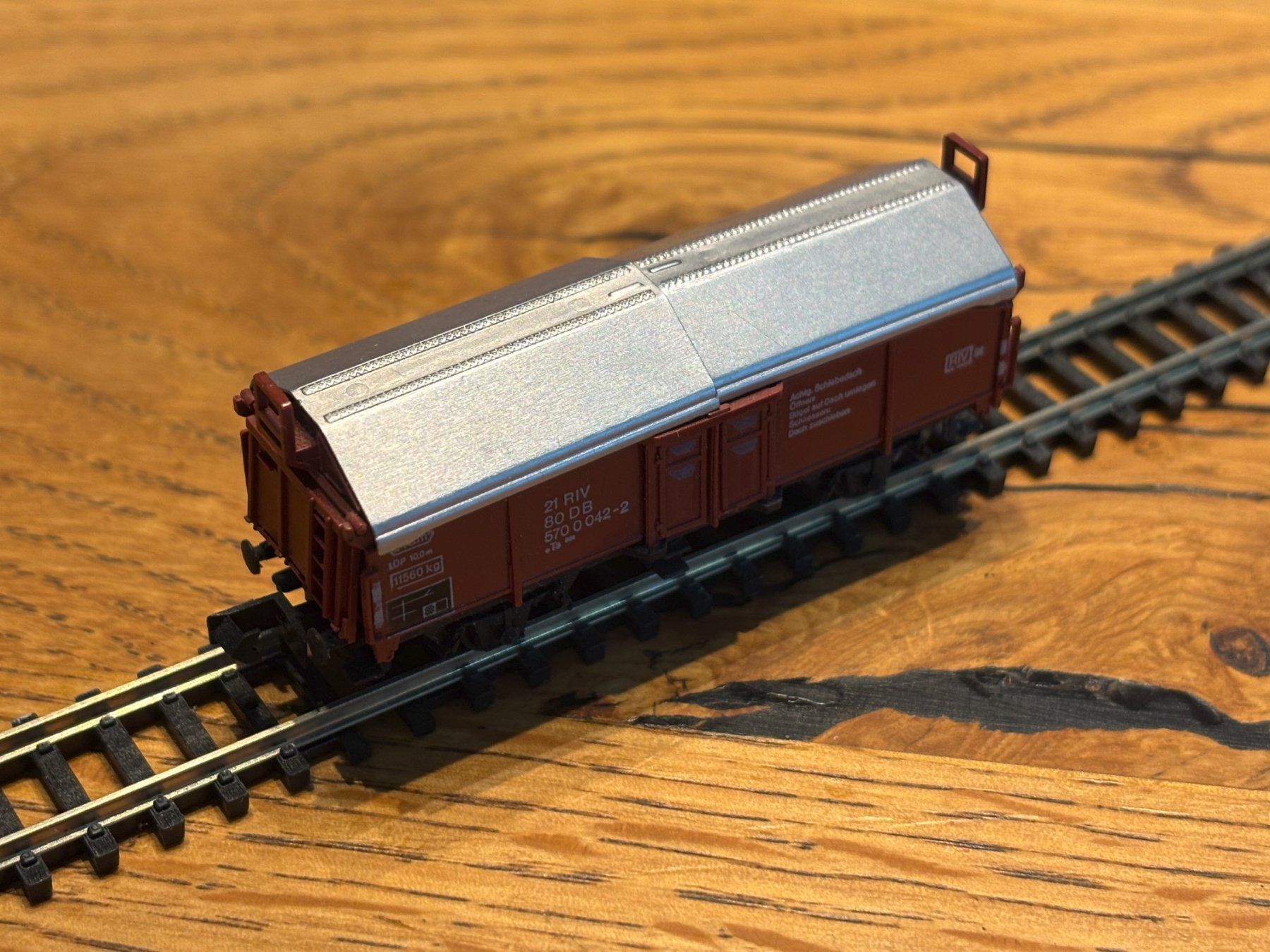Modellini di ferrovie: e1681: Güterwagen (Spur N)  #1 – Usato da Birsfelden venduto da Birs_25 1