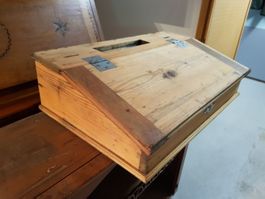 alte Holz Tisch Auflage Sekretär Redner Pult