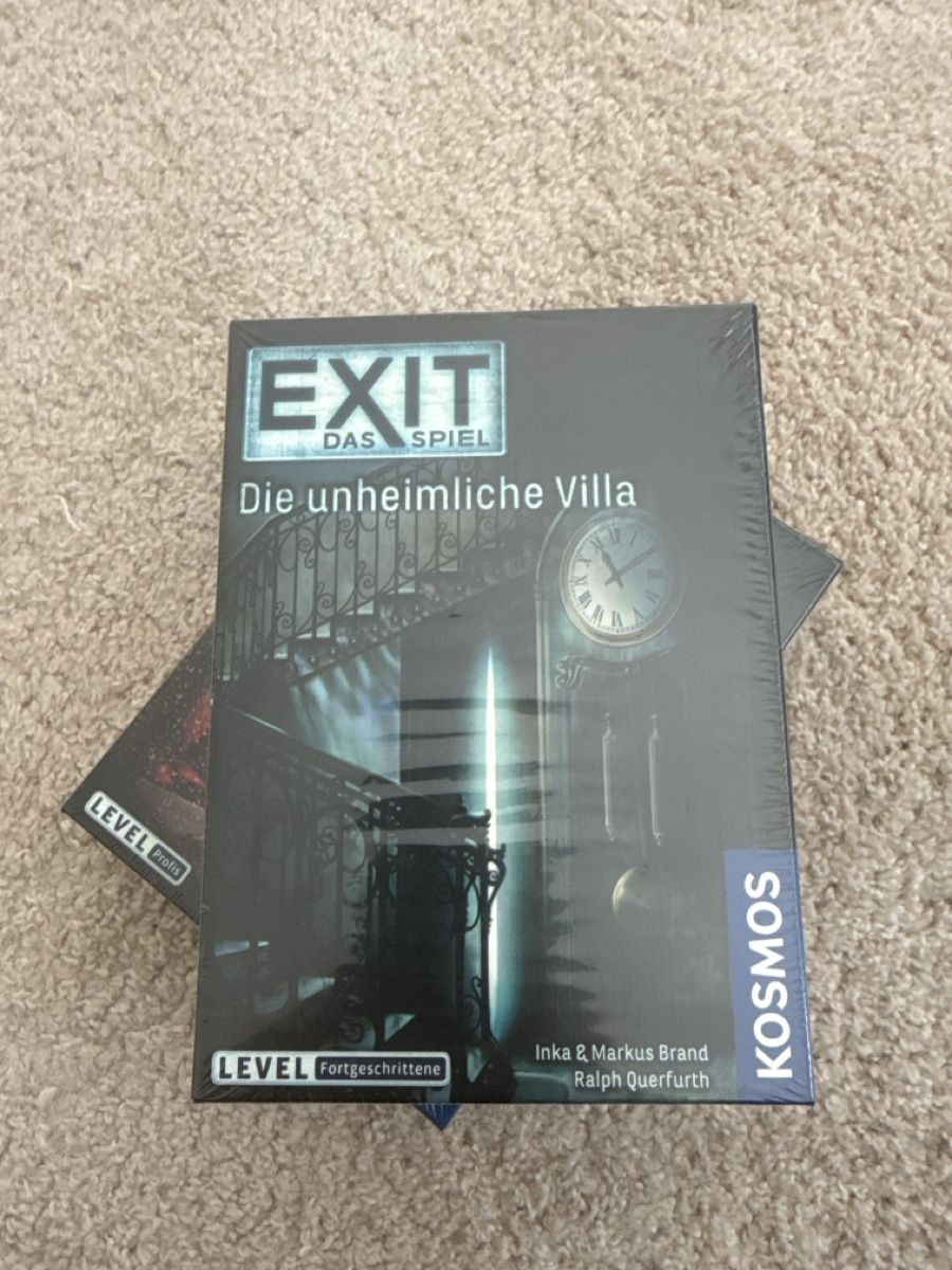Giochi: EXIT Das Spiel: Die unheimliche Villa & Orient-Express neu!4 – Nuovo e nell'imballaggio originale da Rorschach venduto da H4ry4d 1