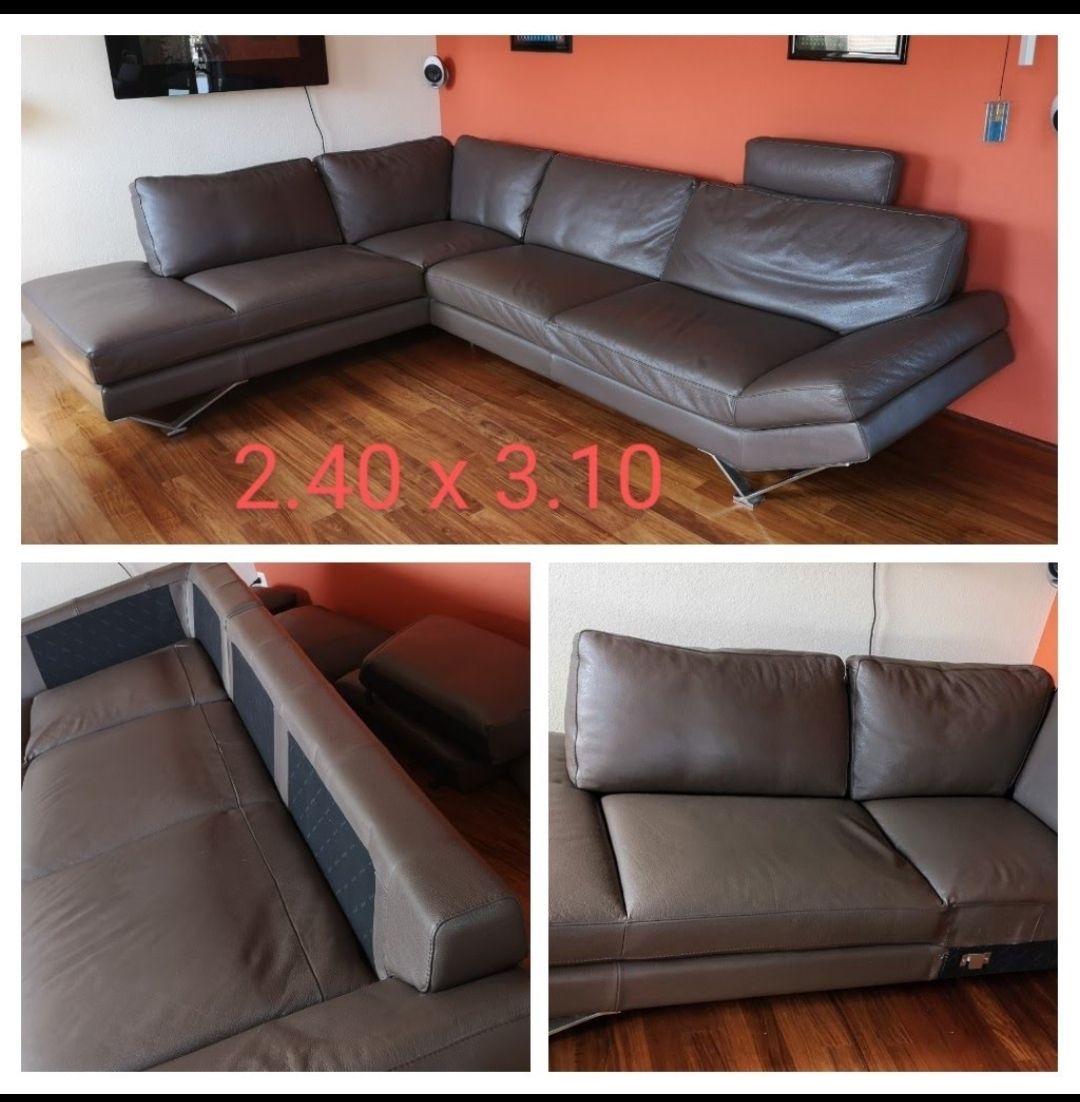 Natuzzi Divani: teure Marken Ledercouch – Nuovo (secondo la descrizione) da Widnau venduto da Schurlibua 3