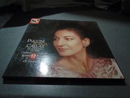 Schallplatte Puccini Tosca Callas, 2 LP's
