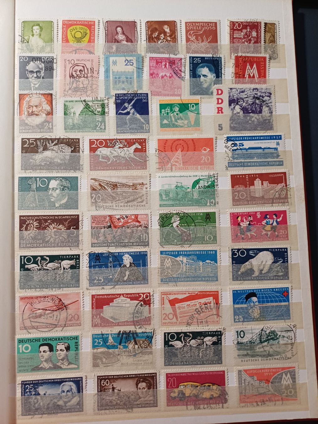 Alle Briefmarken: Sehr schönes DDR Lot – Gebraucht aus Zürich von Atad 2