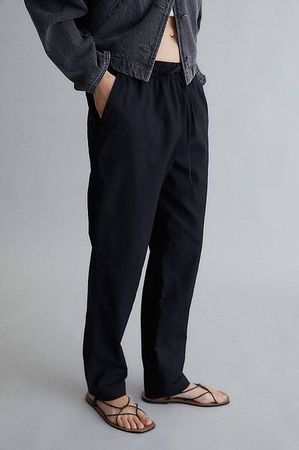 JOGGPANTS AUS LEINENMIX
