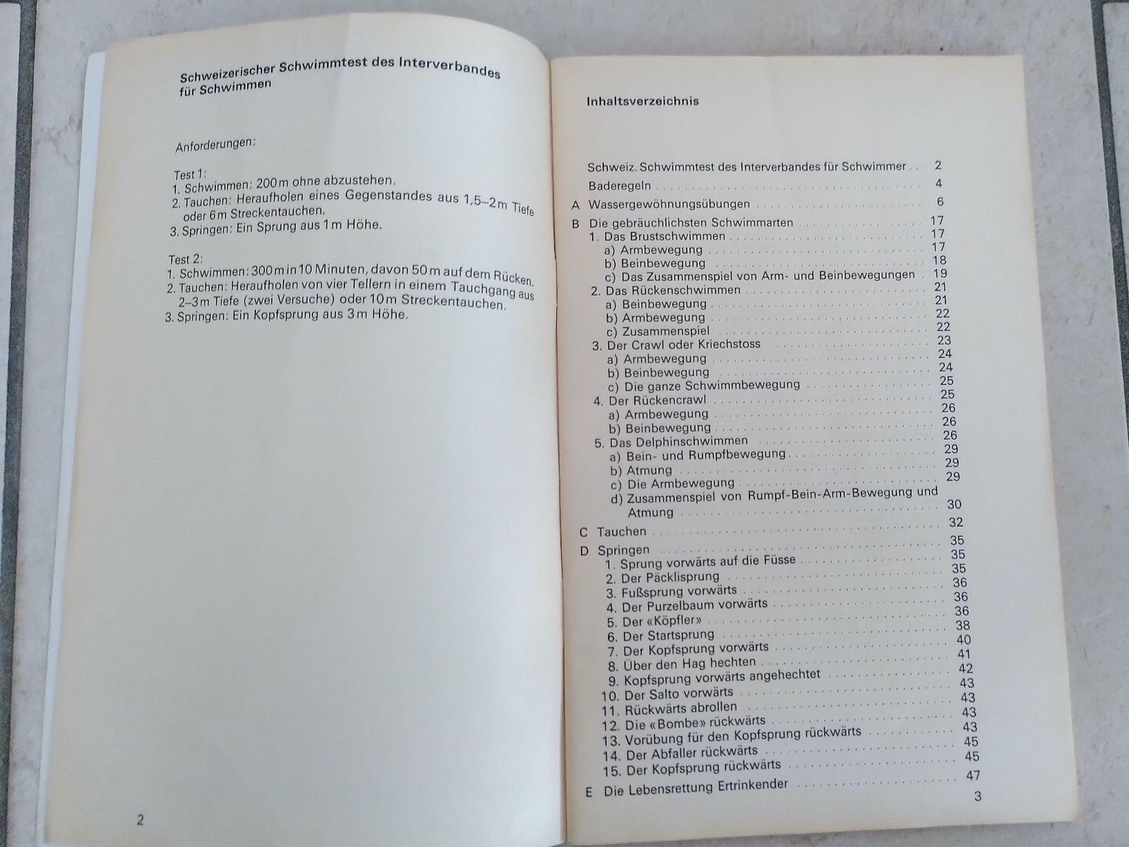 Libri: SCHWIMMEN, TAUCHEN. SPRINGEN/ SJW – Usato da Brugg AG venduto da olamim 1
