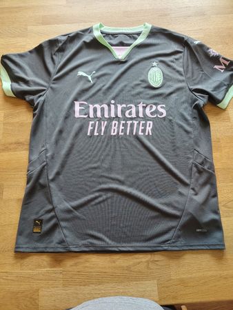 AC Milan Trikot grau Grösse L 125 Years Edition, ungetragen