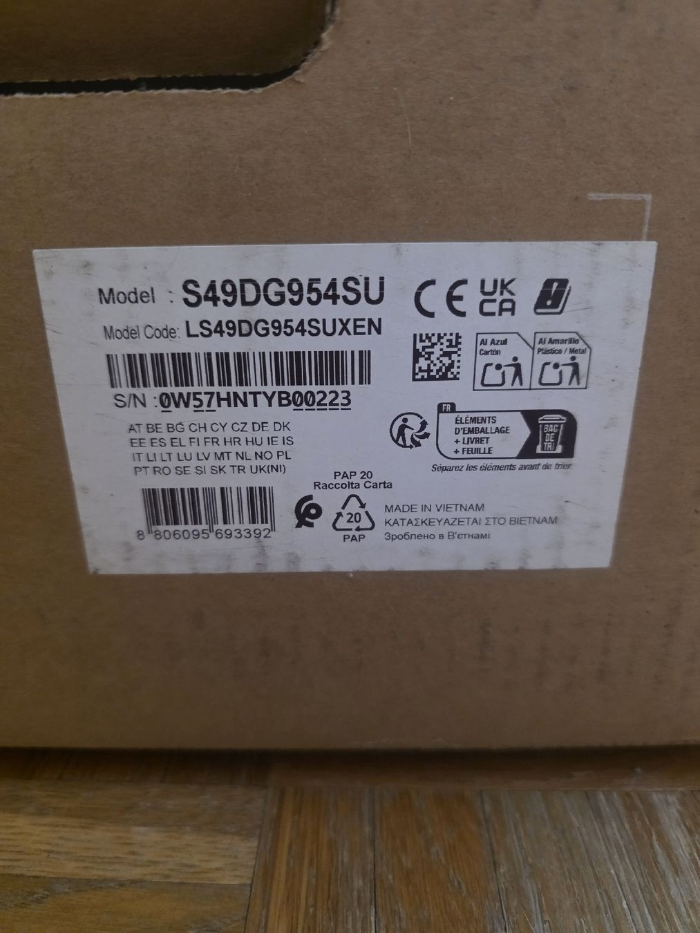 Samsung Monitor: Samsung Odyssey G9 Oled 49" G95SD NEUF – Nuovo e nell'imballaggio originale da Bulle venduto da Christophe1080 7