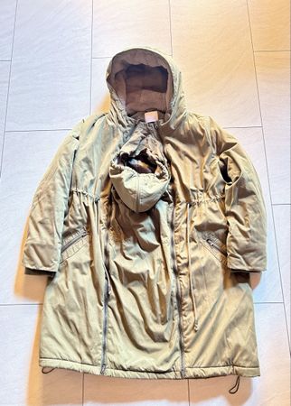 Mamalicious Umstandsjacke Khaki mit Kapuze Grösse S