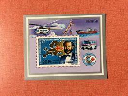 Briefmarken Block Ungarn 1981 Rotes Kreuz J.H. Dunant neu