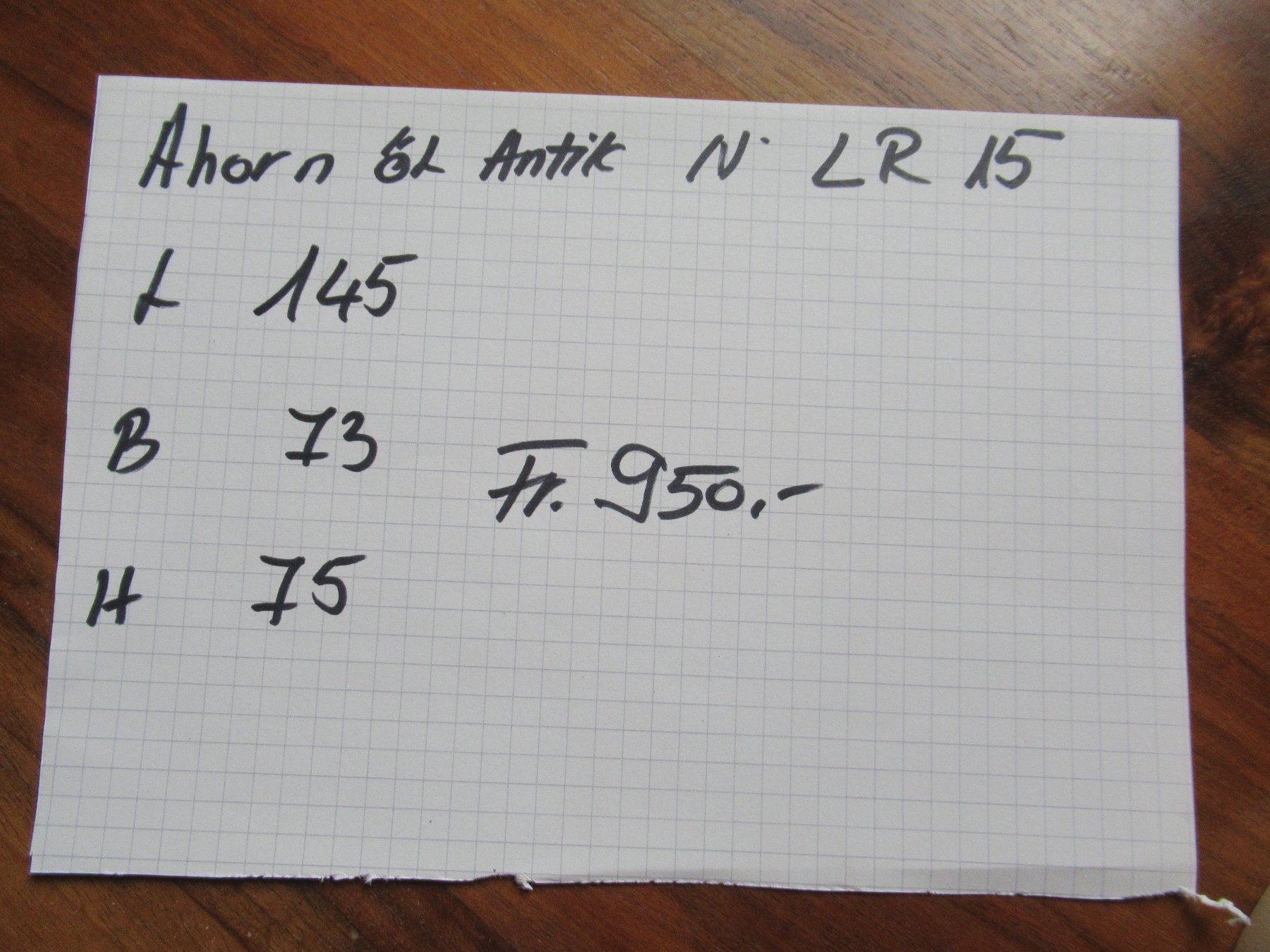 Tavoli: Antiker Beizentisch (Ahorn/145) – Usato da Berg SG venduto da Pizza58 7