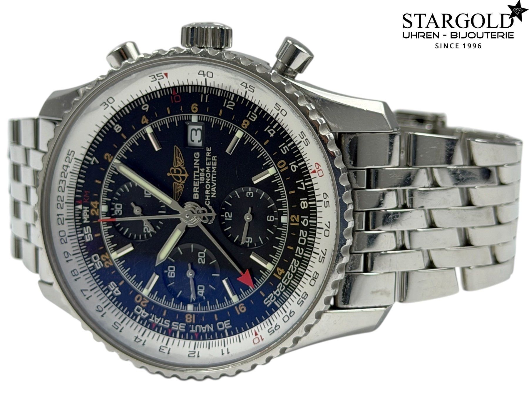 Breitling Montres: Breitling Navitimer World - A24322 – D'occasion à Zürich par Stargold-Uhren 1