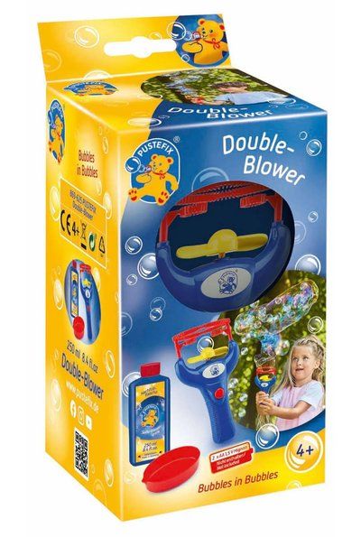 Jouets: PUSTEFIX Double-Blower Ventilator 250ml, Seifenblasen – Neuf avec emballage d'origine à Oensingen par Liquidations-Shop 1