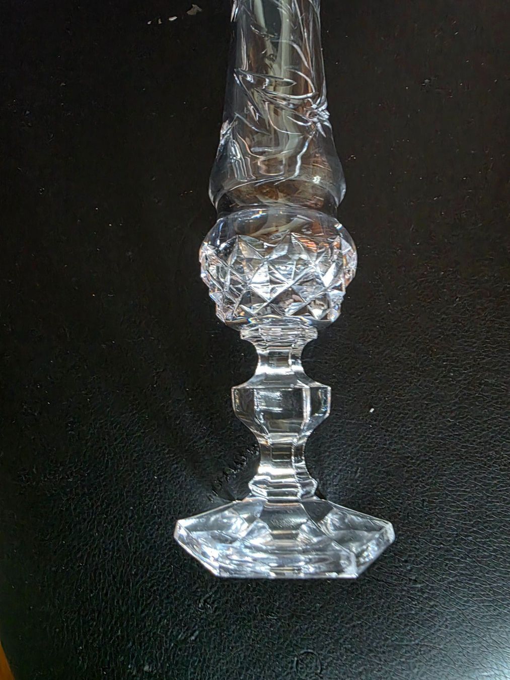 Vasen & Gefässe: antike Kristall Glas Vase 24 cm – Gebraucht aus Walterswil BE von Lonitti 4