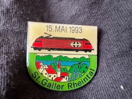 Pin pins SBB CFF FFS 15 mai 1993 St Gallen Rheintal