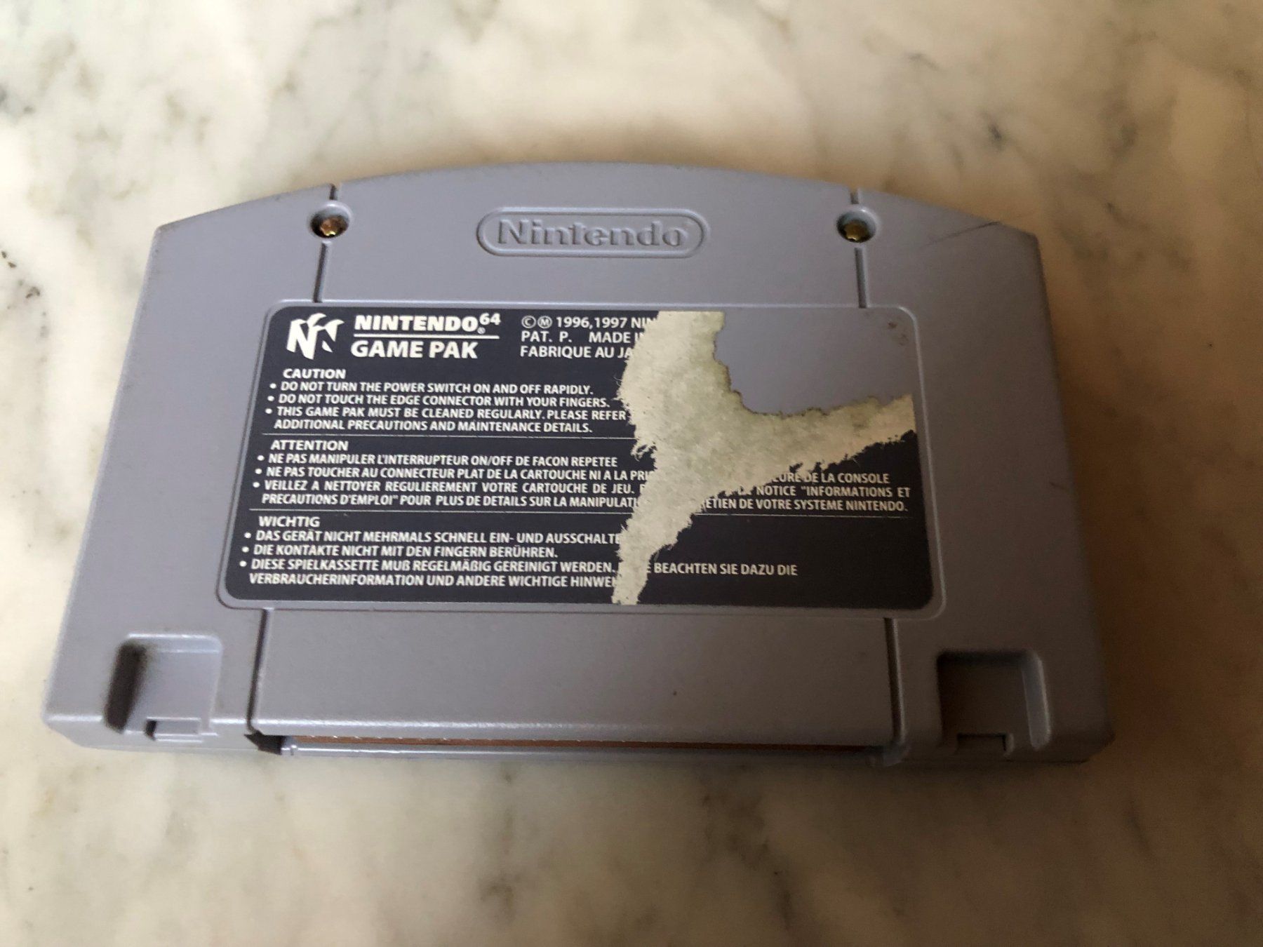 Nintendo Giochi: GLOVER SPIEL FÜR NINTENDO 64 – Usato da hägendorf venduto da twilightprincess 1