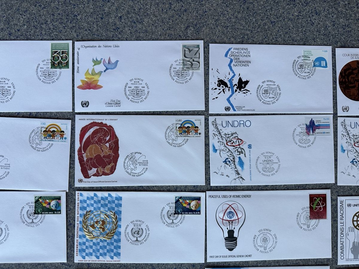 Tutti i francobolli: Nations Unies - schöne FDC Sammlung 36Stück – Usato da Schmitten / FR venduto da Samsara169 2