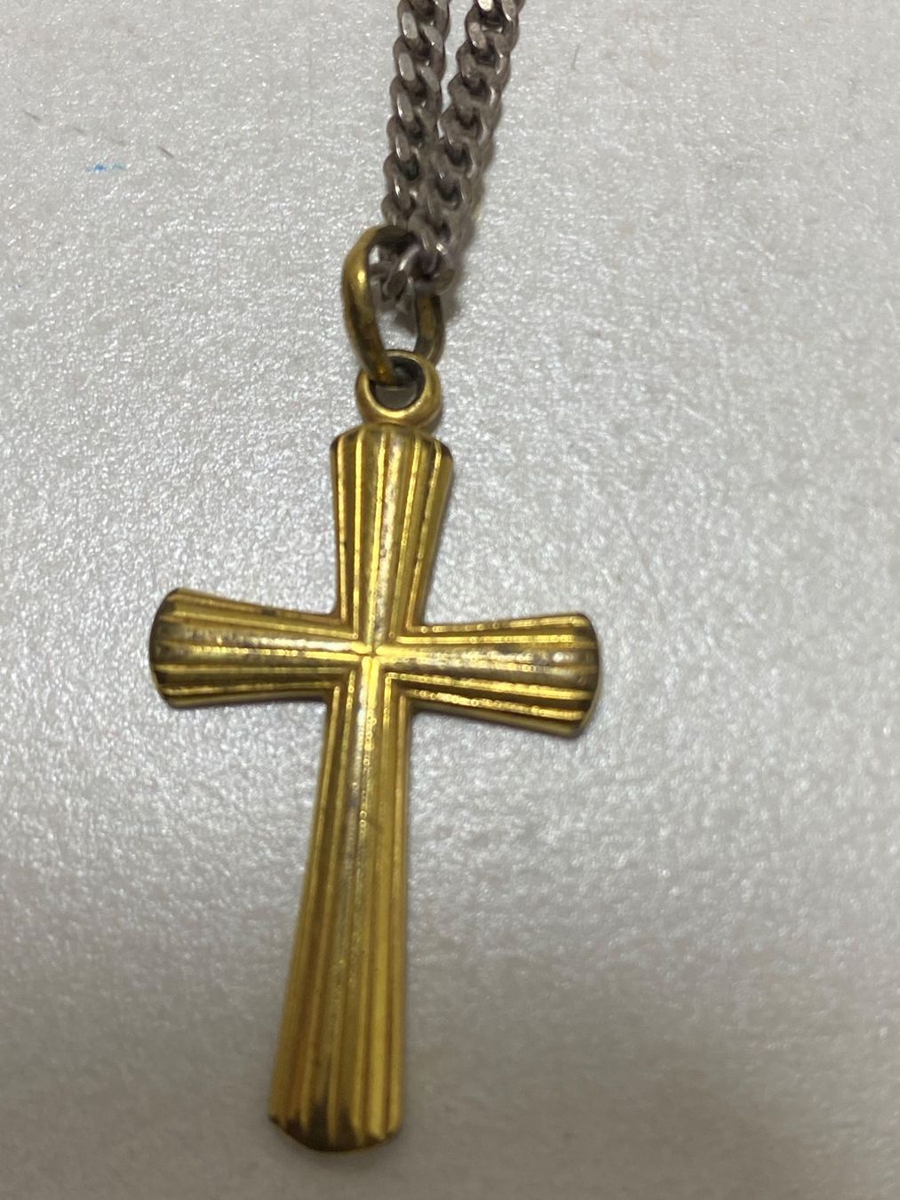 Anhänger: Anhänger Kreuz, Stempel  "Merikaner" – Gebraucht aus Bösingen von Trigusik 1