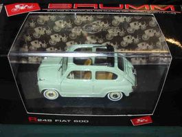 Fiat 600 1956 Aperta * Brumm 1:43