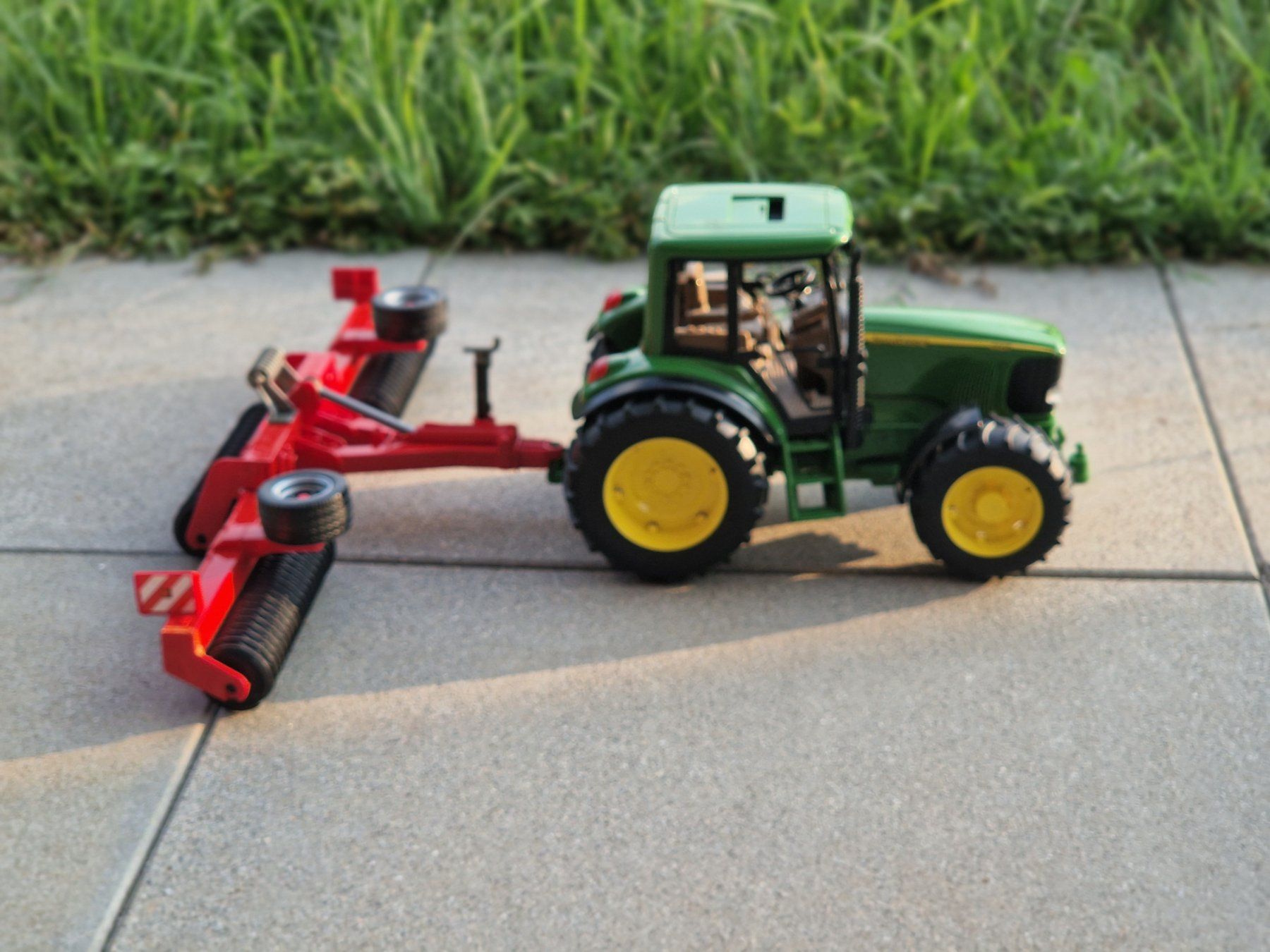 Bruder Giocattoli: Grosses Bauernhofset von Bruder / John Deere – Usato da Giswil venduto da movo08 4