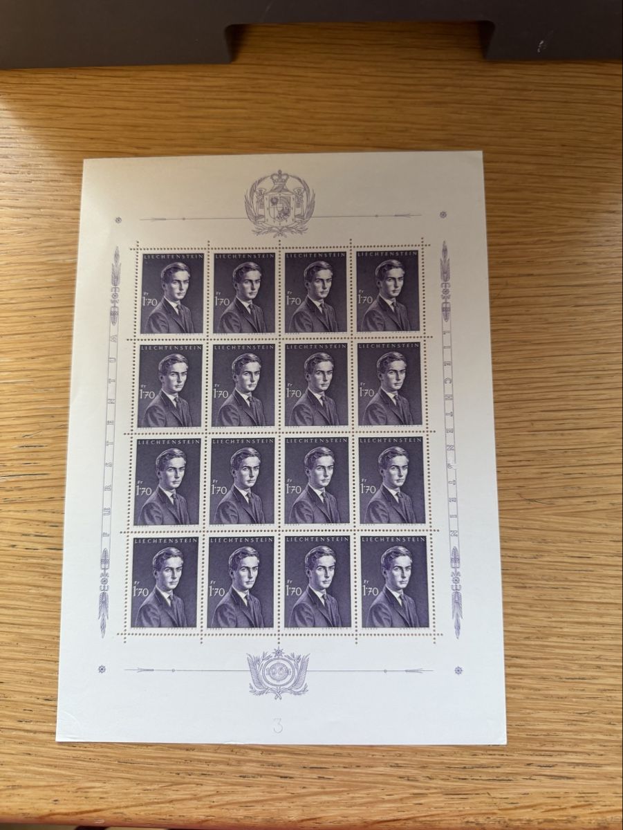 Alle Briefmarken: 11 Kleinbogen Liechtenstein  – Neu (gemäss Beschreibung) aus Murgenthal von Tina_4055 2
