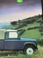 LAND ROVER 90 & 110 Prospekt von 1986 für MY 1987 brochure