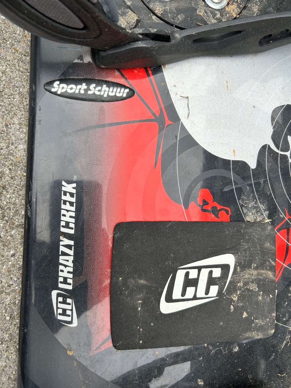 Board: Snowboard Crazy Creek 152cm mit Bindung – Usato da Mauren TG venduto da webschen 1
