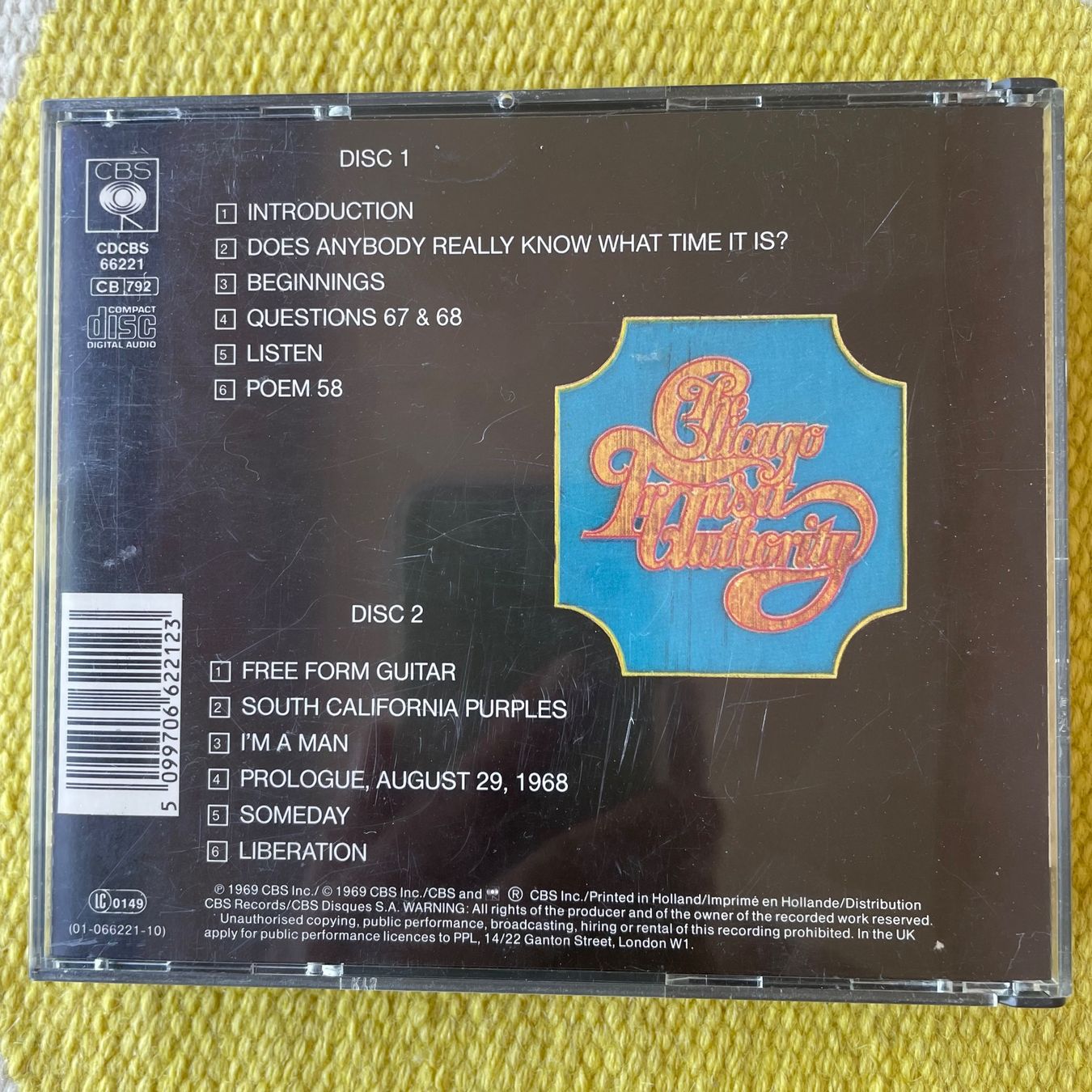 CDs: CHICAGO-2CD TRANSIT AUTHORITY1969 – Gebraucht aus Rorschacherberg von CD-Roli 1