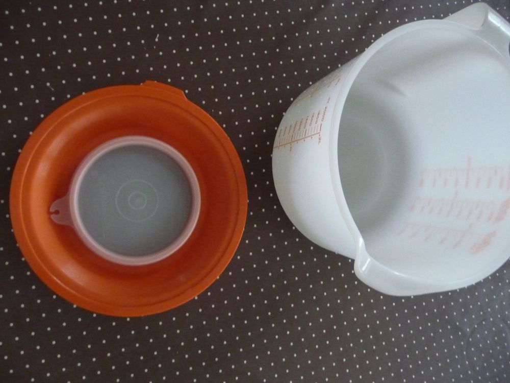 Tupperware Mess-Mix-Magic 2L mit Deckel, Retro, orange (Gebraucht) in ...