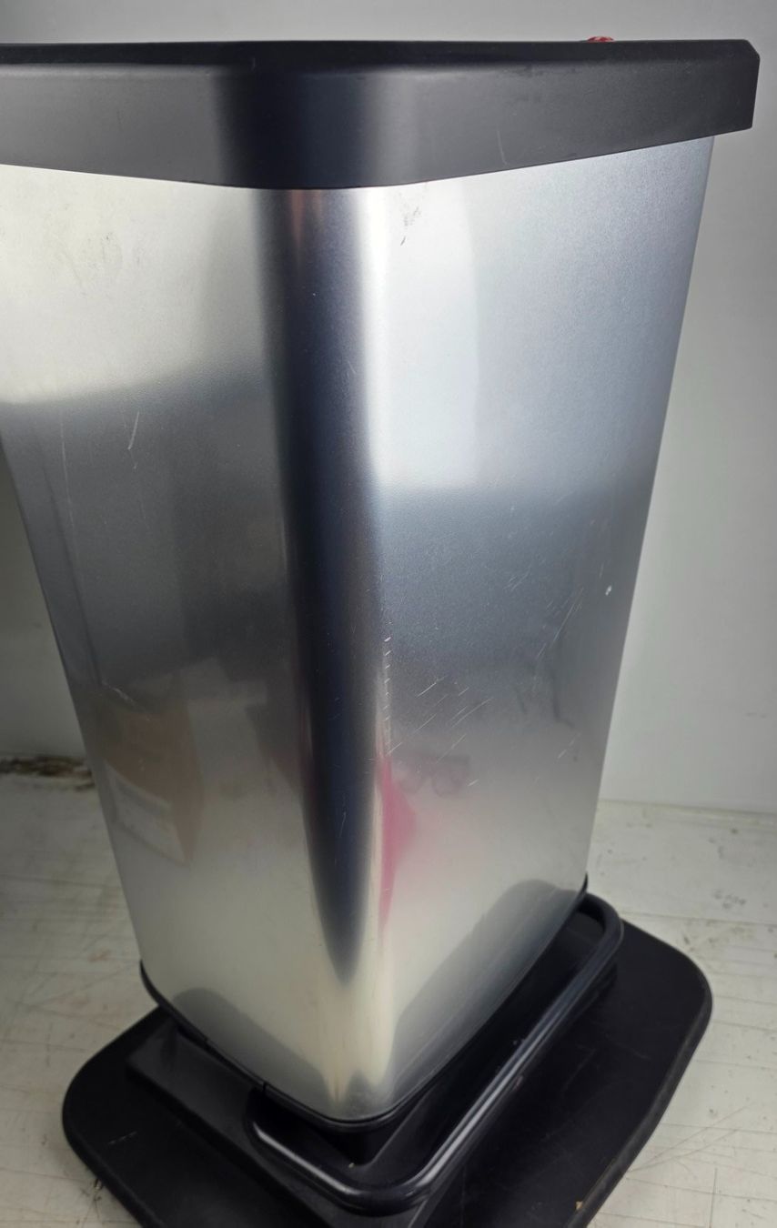 Abfalleimer: Mülleimer / Abfallbehälter PASO 40 L – Kunststoff – Silber – Gebraucht aus Flums von Flumsantik 6