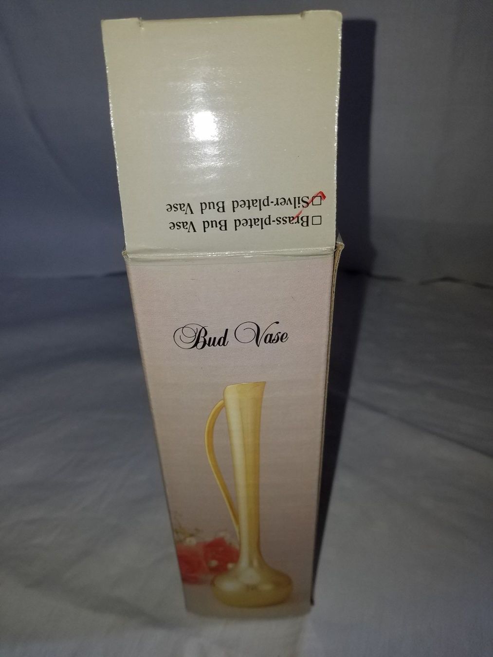 Vasi & Recipienti: Vase (Bud) Versilbert – Nuovo e nell'imballaggio originale da Davos-Frauenkirch venduto da KCHrist 1