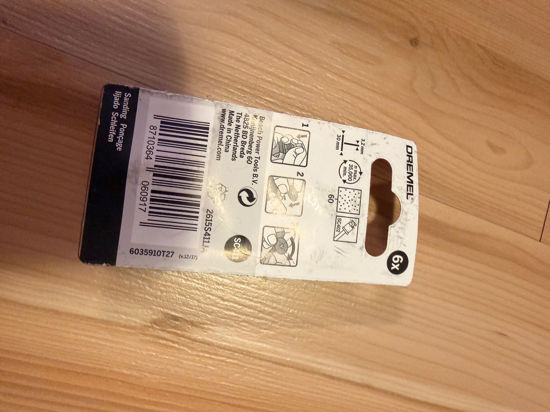Dremel Tutti gli attrezzi: Dremel SC411 EZ SpeedClic Schleifscheibe 6er – Usato da Amriswil venduto da Trivet 1