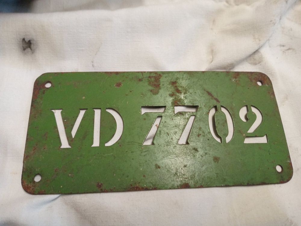 Alte Nummernschild Acheter sur Ricardo