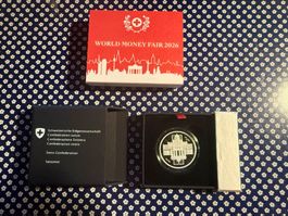 Swissmint Gedenkmedaille WMF Silber PP, 2026 Nr. 582/600!!!