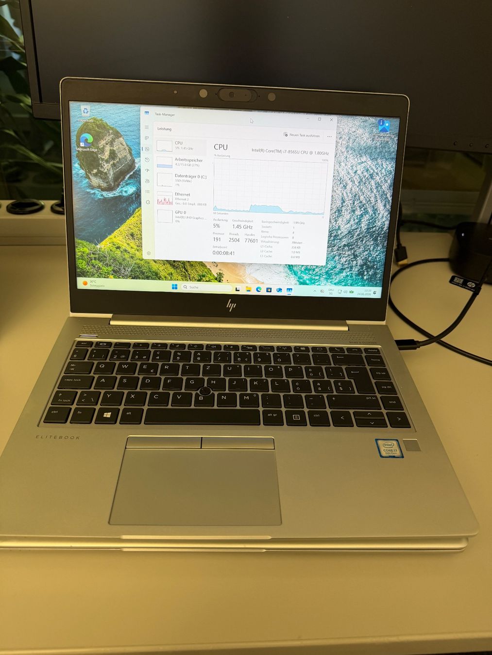 Hewlett Packard Notebook: HP Elitebook 840 G6 – Usato da Lanzenhäusern venduto da gtax11