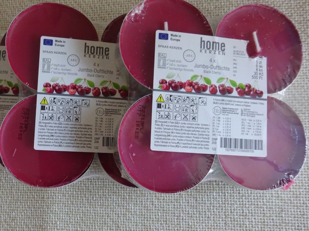 Wurm KG Kerzen Set - 4 Stück Dekokerzen Für Einschulung & Schulanfang