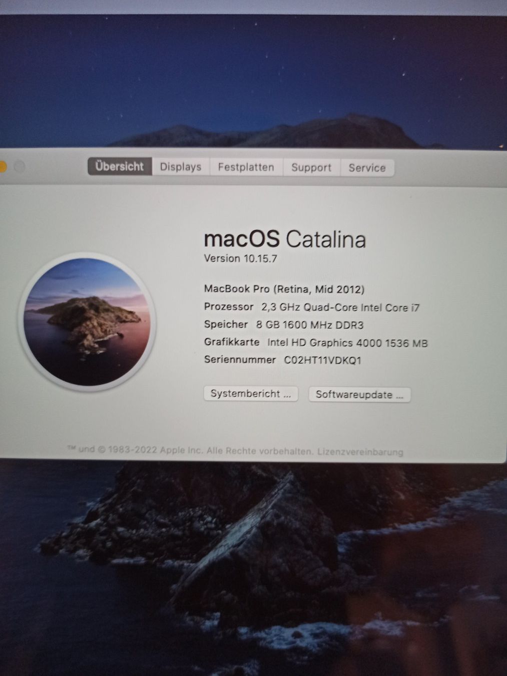 Apple Notebooks: Apple MacBook Pro A1398 – Gebraucht aus Oberweningen von mar_87mx 1