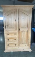 Pine wood wardrobe, 3 drawers, antique style, good condition