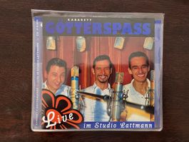 Softcover-CD „Kabarett Götterspass-Live im Studio Lattmann“
