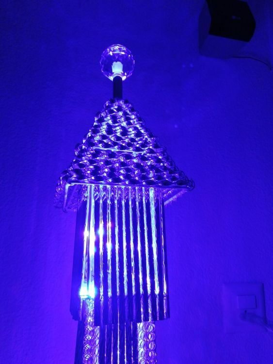Lampade: Eiffelturm Lampe, silberfarben,  Top Zustand! – Usato da zufikon venduto da radar07 5