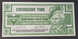 5 CENTS / CANADIAN TIRE 1992