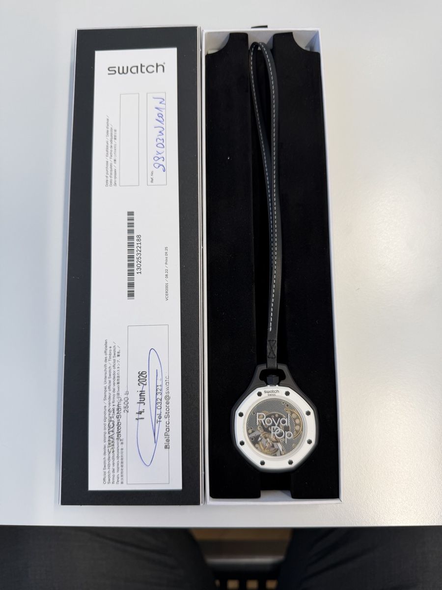 Swatch Orologi: Audemars-Piguet X Swatch  – Nuovo e nell'imballaggio originale da Colombier NE venduto da suburban1959