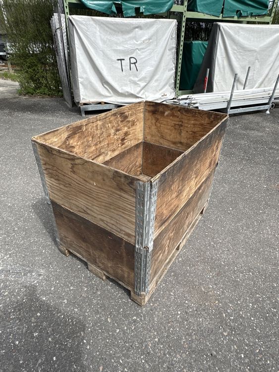 CZ Holzkiste Transportkiste Holz Werkzeug Kiste Truhe oliv