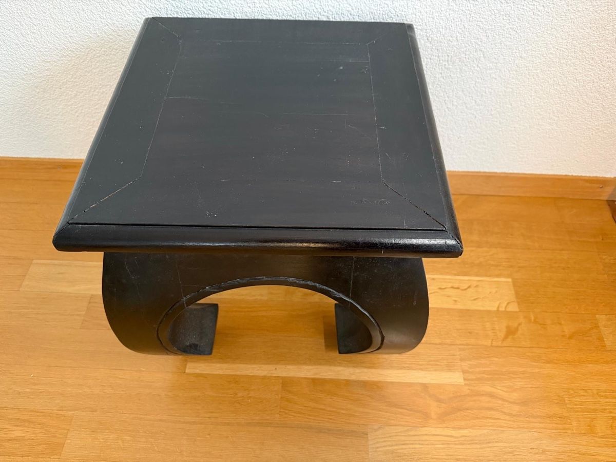 Sgabelli: Dekorativer Holz-Hocker / Beistelltisch – Usato da Rafz venduto da Alive73 2