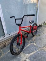 Red Bmx No Brakes